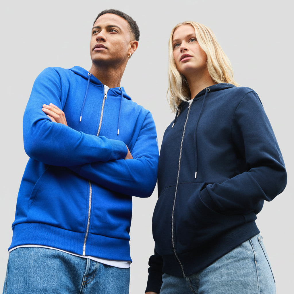 SWEAT À CAPUCHE ZIPPÉ UNISEXE