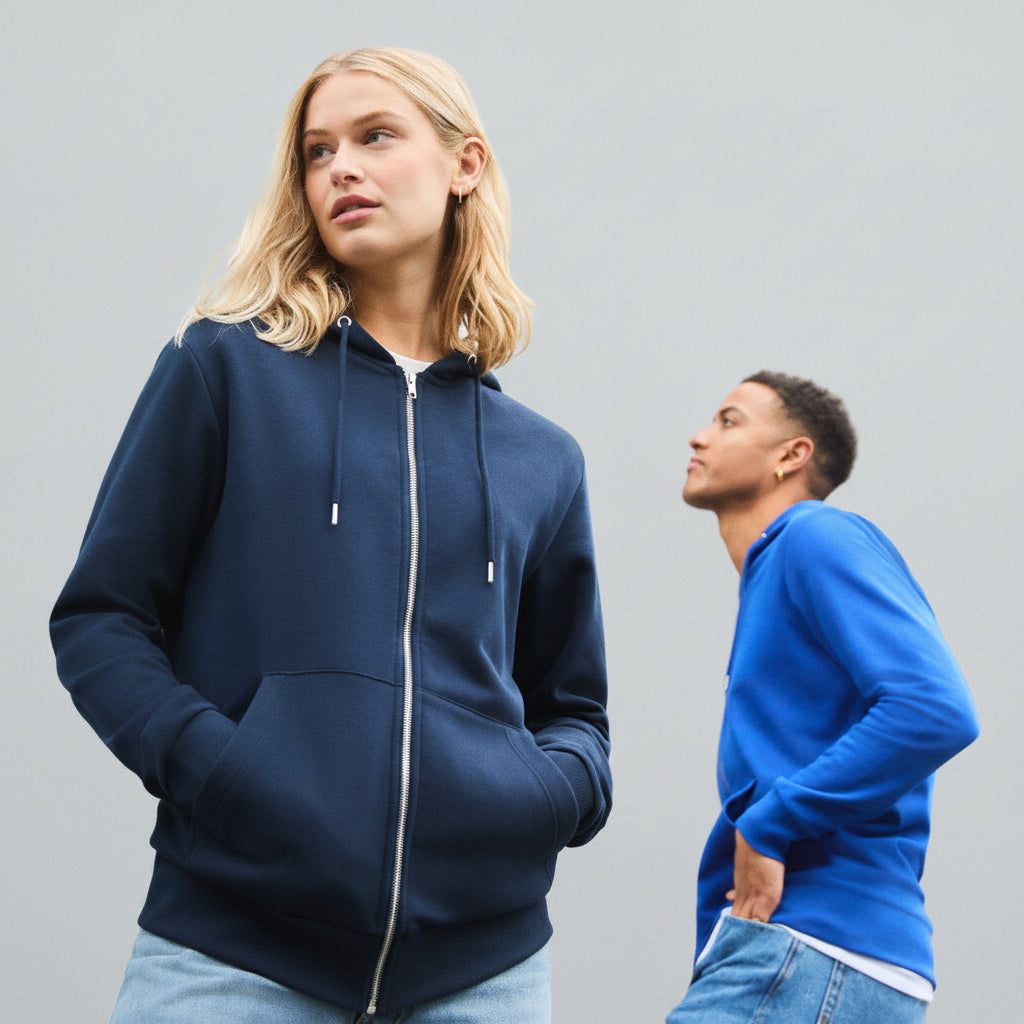 SWEAT À CAPUCHE ZIPPÉ UNISEXE