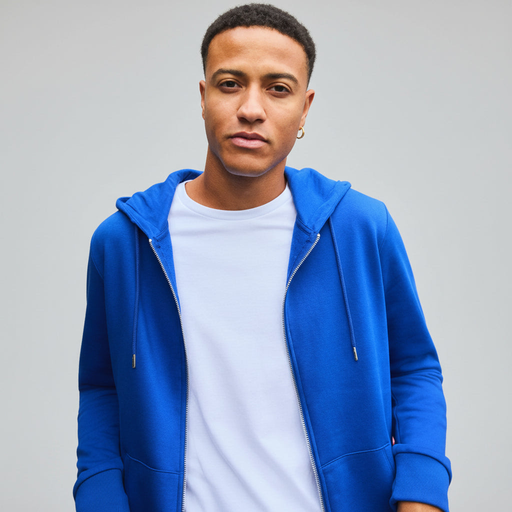 SWEAT À CAPUCHE ZIPPÉ UNISEXE