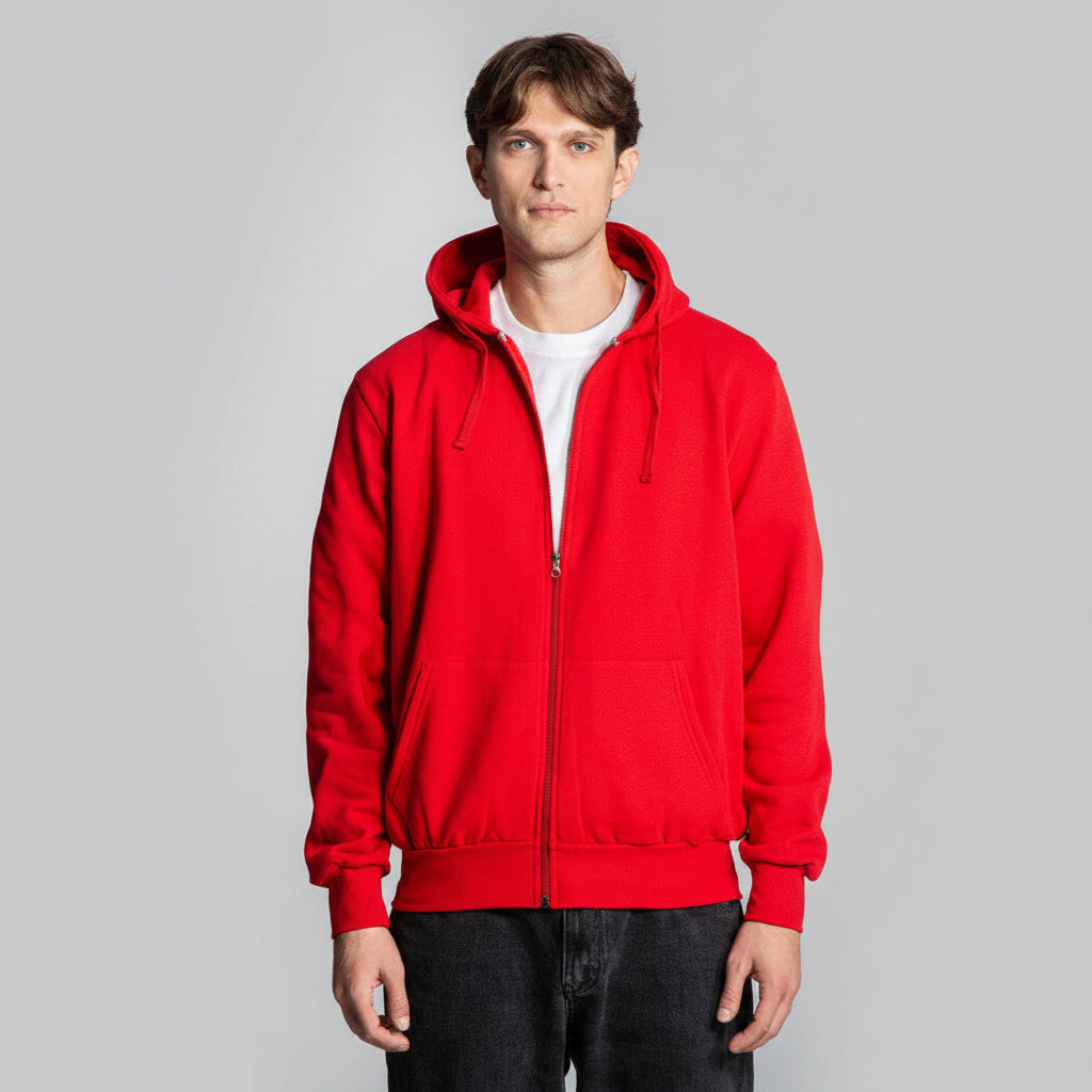 HOODED SWEAT JACKET