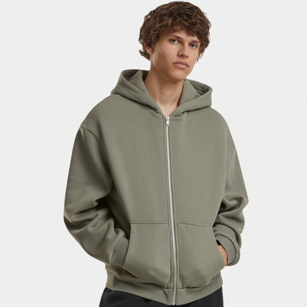 FLUFFY ZIP HOODY