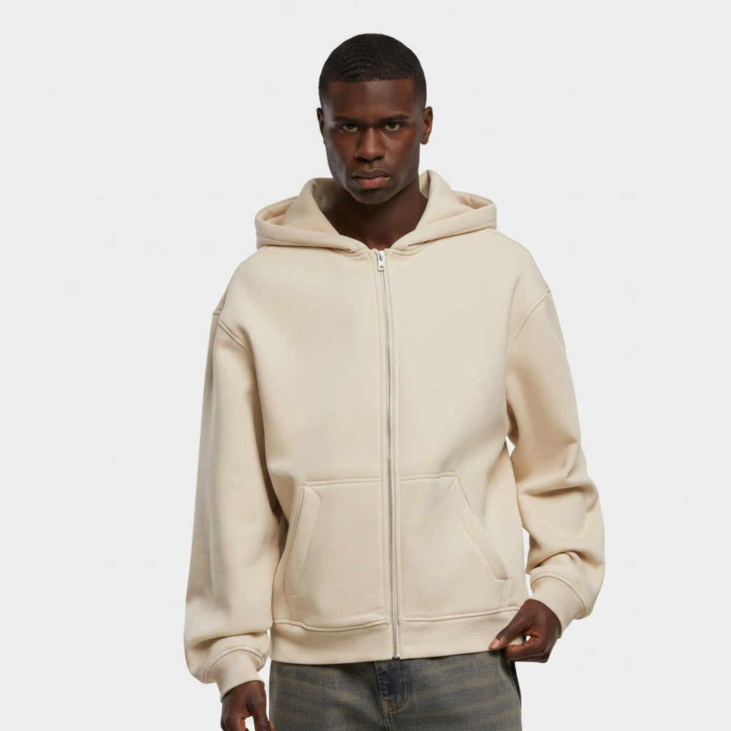 OVERSIZED ZIP HOODY